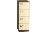 Bisley 4 Drawer Filing Cabinet Foolscap Coffee Cream Filing throughout dimensions 1890 X 1540