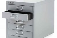 Bisley 5 Drawer Desktop Filing Cabinet Silver Robert Dyas regarding sizing 900 X 900