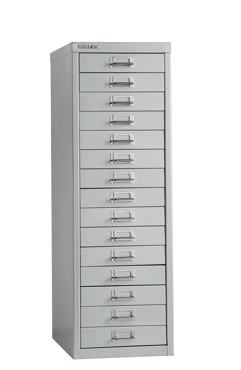 Bisley Multidrawer Cabinet Non Locking 15 Drawer 51mm 279x408x940mm inside dimensions 818 X 1256