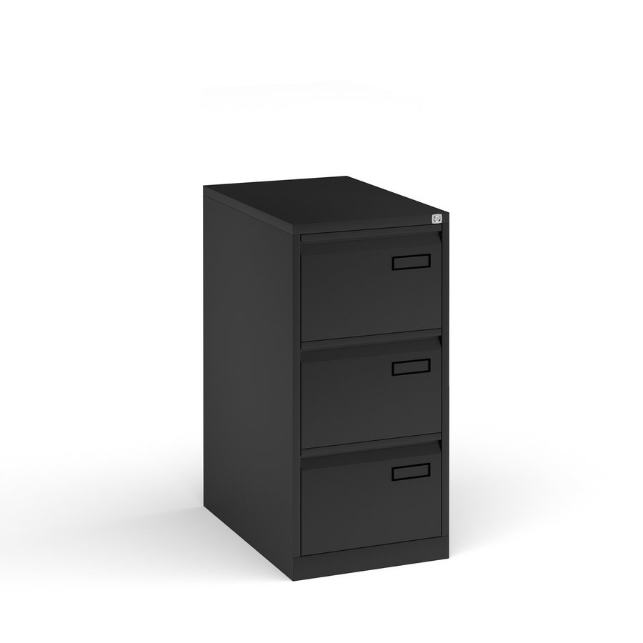 Bisley Steel 3 Drawer Public Sector Contract Filing Cabinet 1016mm inside proportions 900 X 900