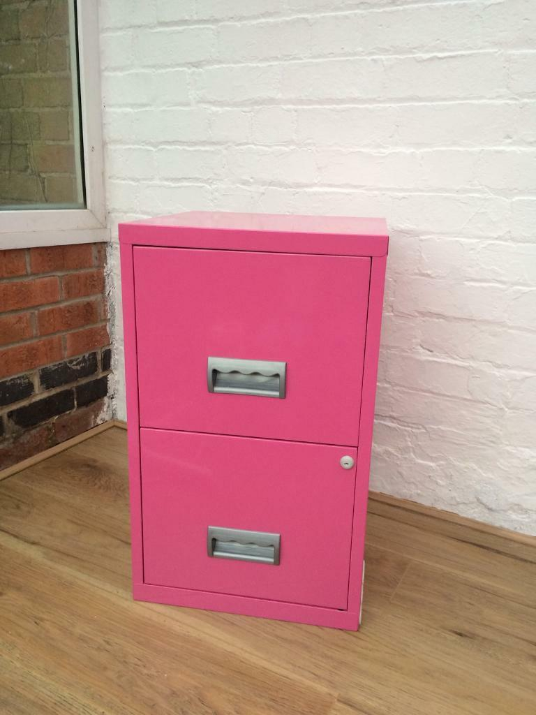 Bisley Two Drawer Lockable Filing Cabinet Pink In West Bridgford within measurements 768 X 1024