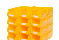 Bisley Workshop 24 X No3 Plastic Storage Bins Yellow Bis130215w in size 1200 X 1200