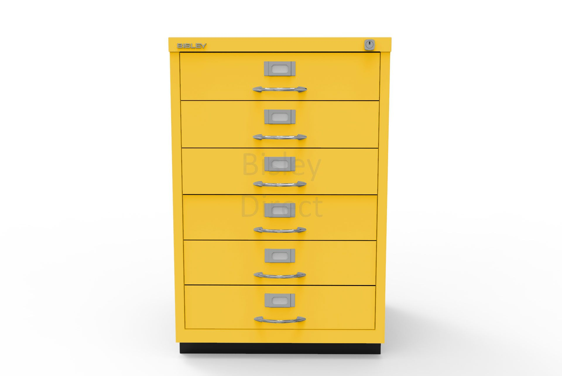 Bisley Yellow F Series Classic Front 6 Drawer 049 Bp8 H 711 W 47 D throughout proportions 1920 X 1286