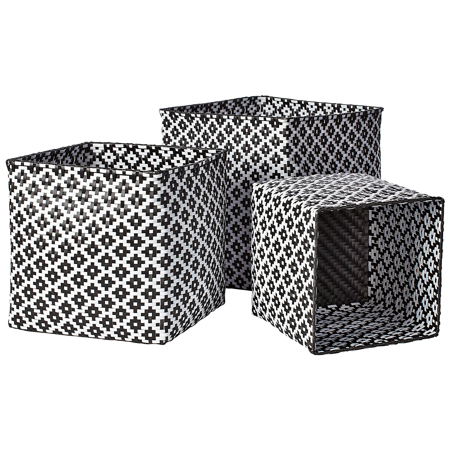 Black And White Storage Bins Spaces And Gems Bedroom Storage inside size 1575 X 1575