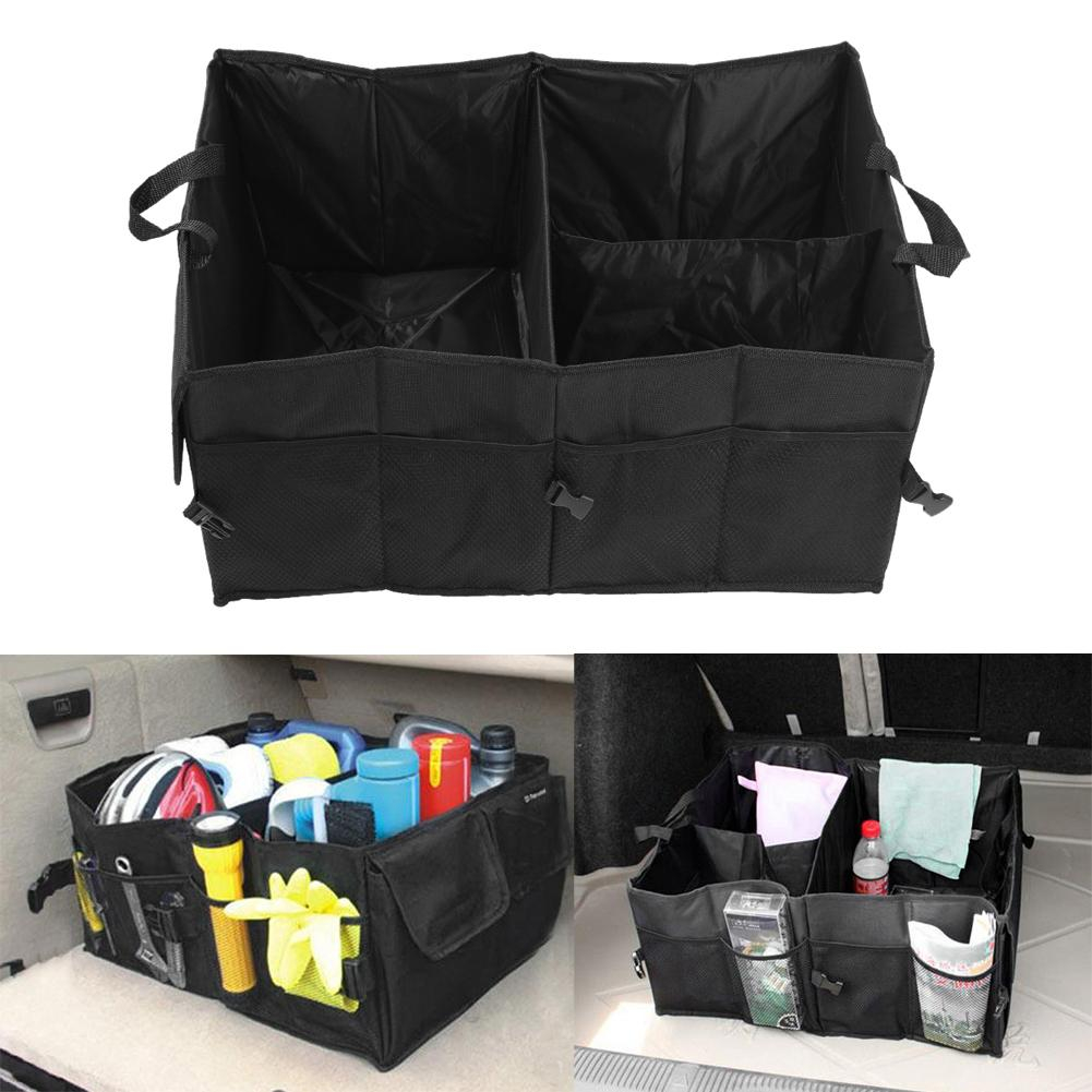 Black Folding Car Storage Boxes Travel Trunk Glove Bag Organizer regarding size 1001 X 1001