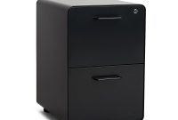 Black Stow 2 Drawer File Cabinet Modern Office Furniture Poppin intended for dimensions 1000 X 1000