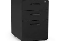 Black Stow 3 Drawer File Cabinet Poppin in proportions 2000 X 2000