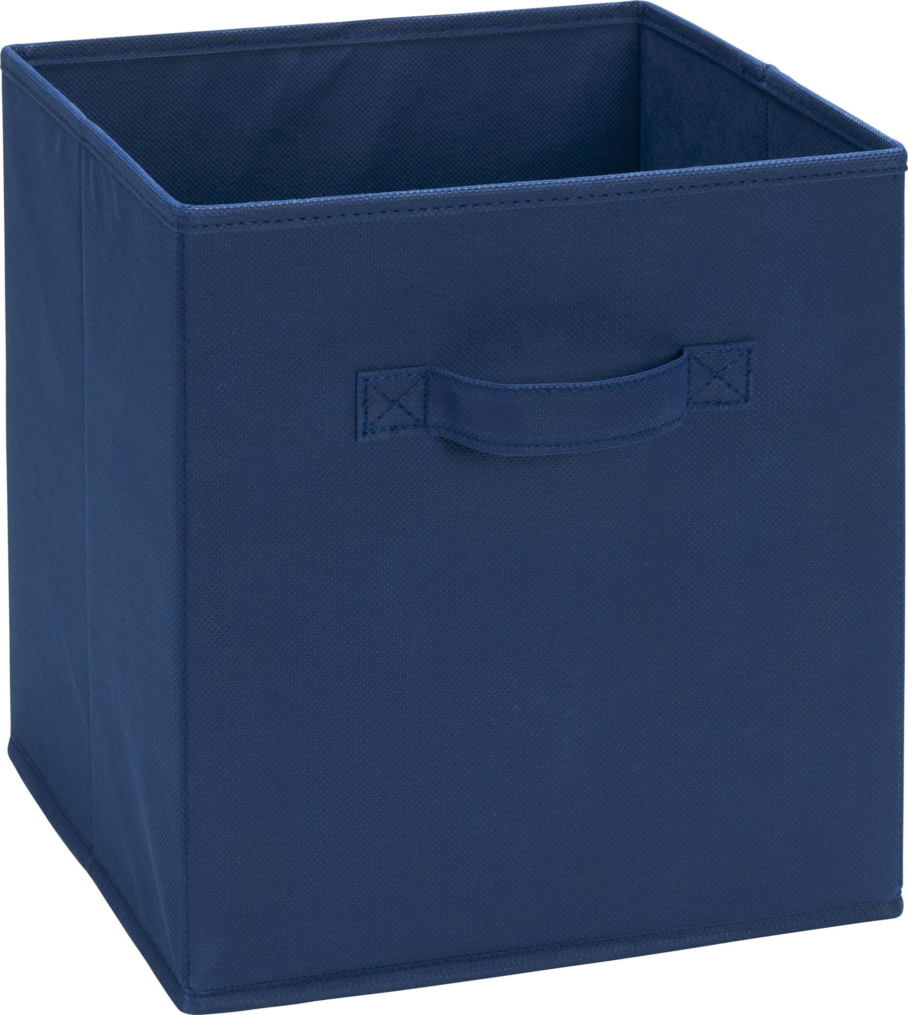 Blue Canvas Storage Boxes intended for sizing 1790 X 2000