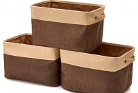 Bluemall Collapsible Storage Bin Basket 3 Pack Ezoware Foldable for dimensions 1001 X 1001