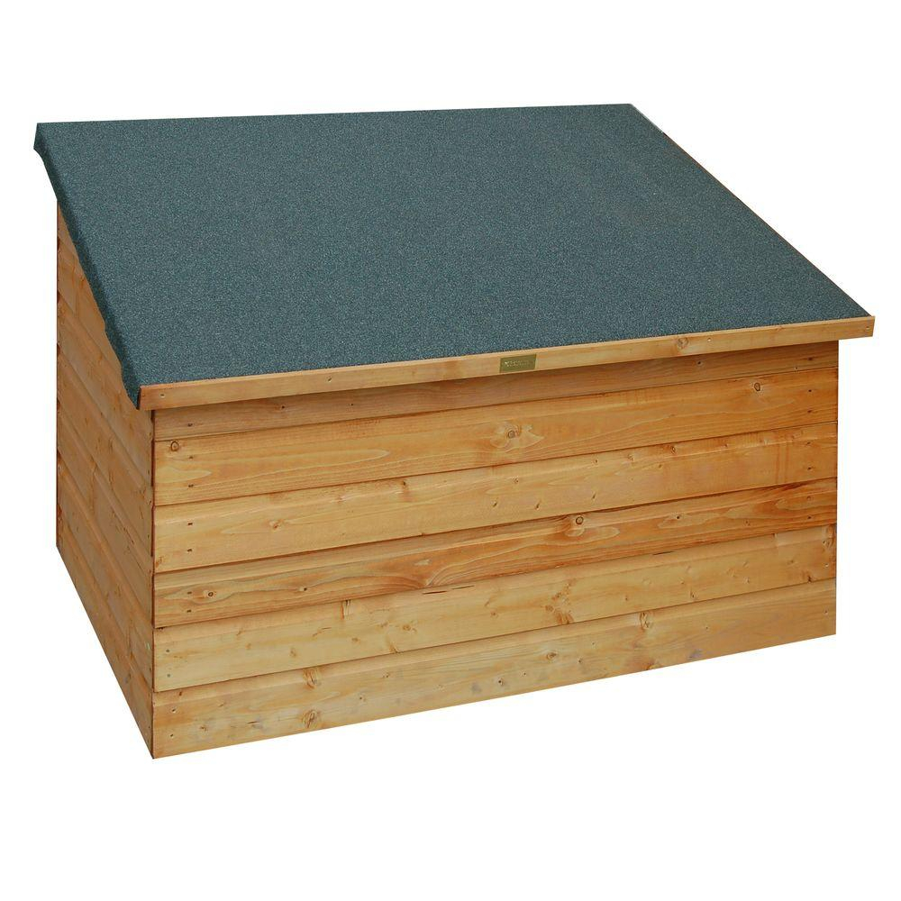 Bosmere English Garden 45 Ft X 3 Ft Wood Garden Deck Box regarding sizing 1000 X 1000