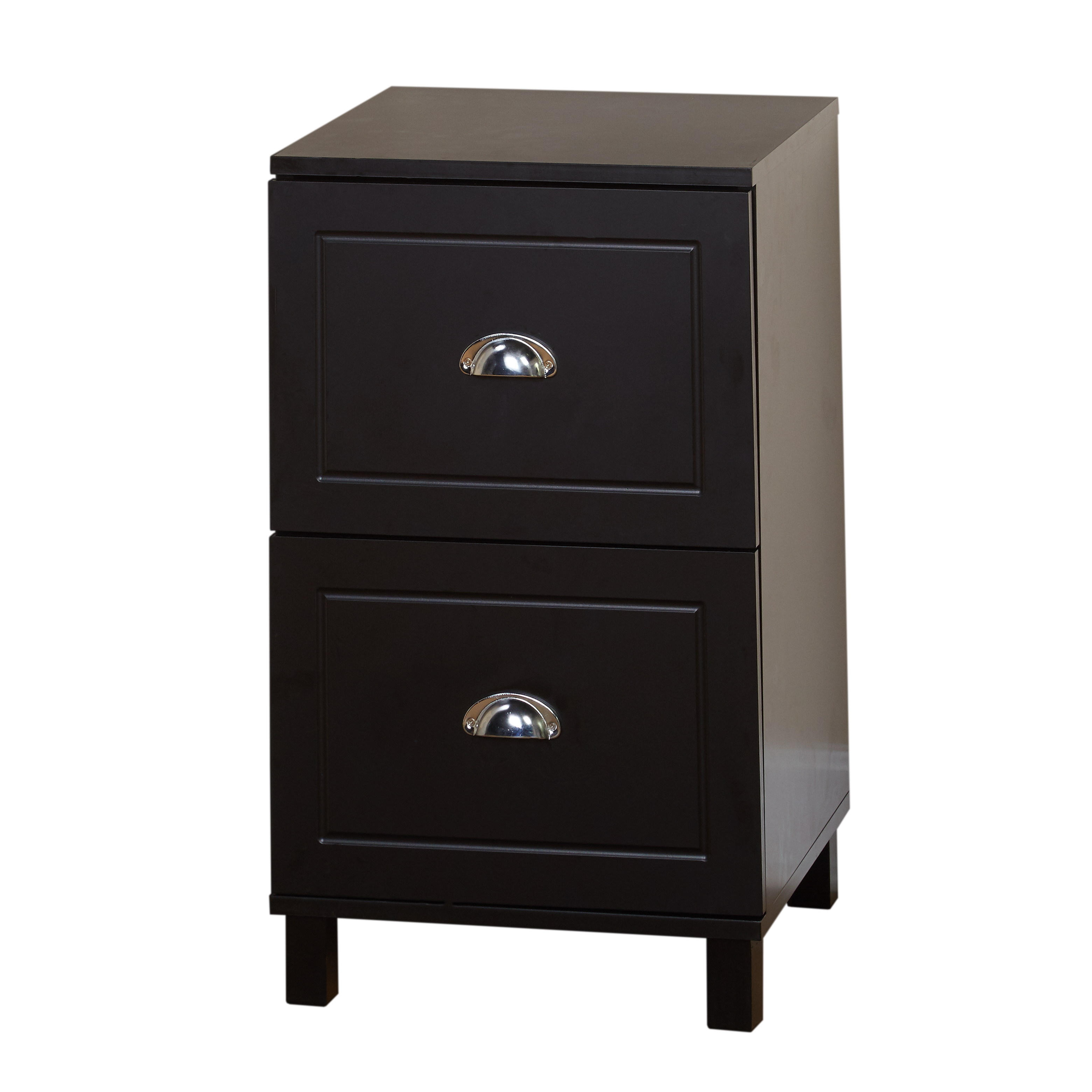 Bradley 2 Drawer Vertical Wood Filing Cabinet Black Walmart regarding proportions 3120 X 3120