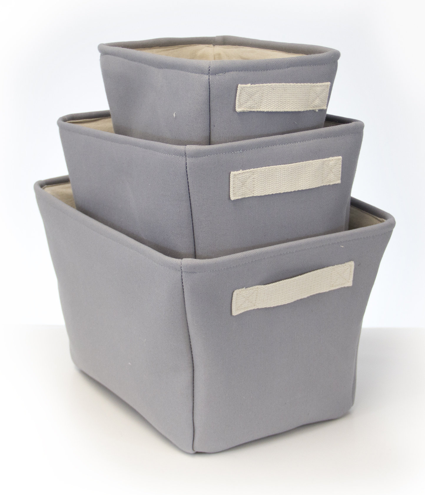 Brayden Studio 3 Piece Decorative Storage Bin Set Wayfair with regard to measurements 1444 X 1679