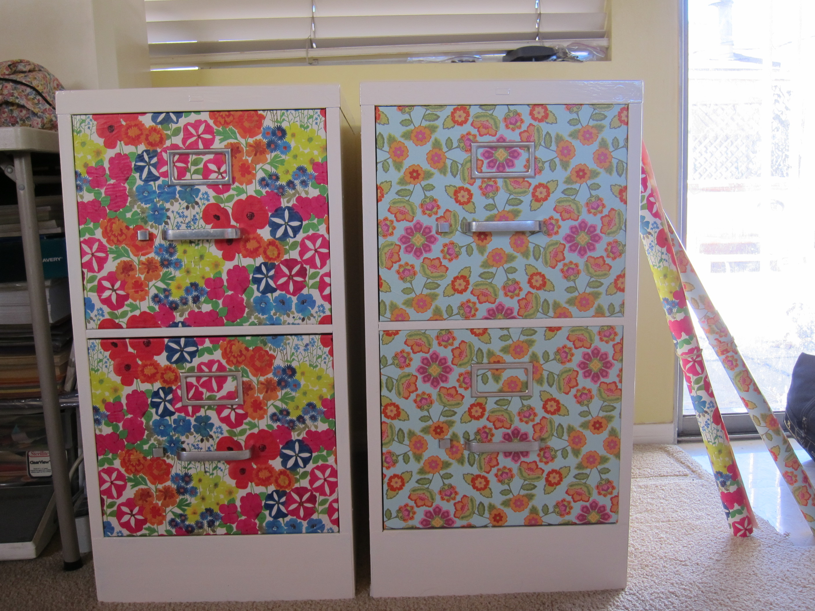 Bringing An Old File Cabinet Back To Life With Some Mod Podge A pertaining to sizing 2816 X 2112