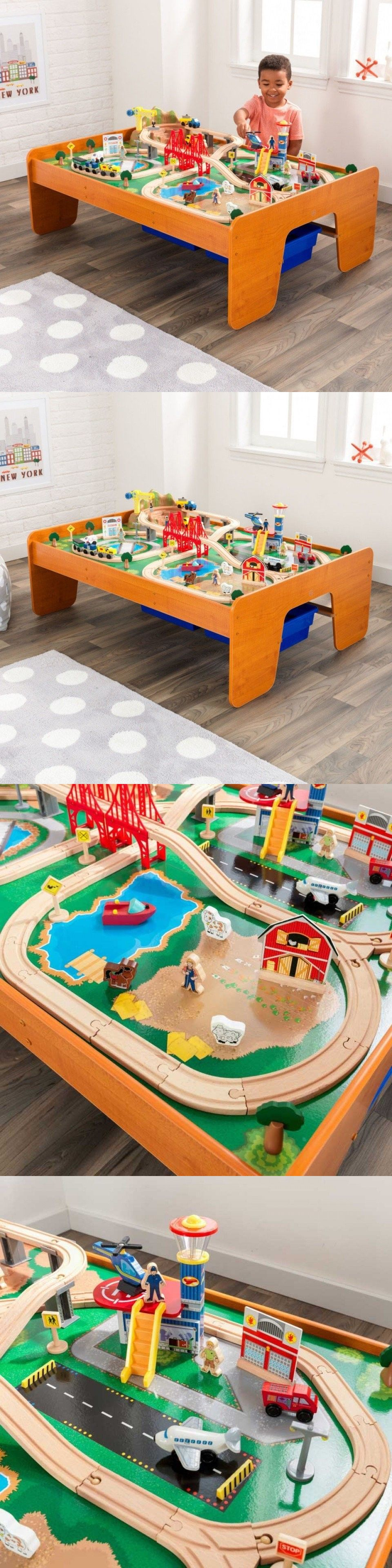 Brio Compatible 16517 Kidkraft 17836 Ride Around Town Train Table W regarding dimensions 960 X 3840