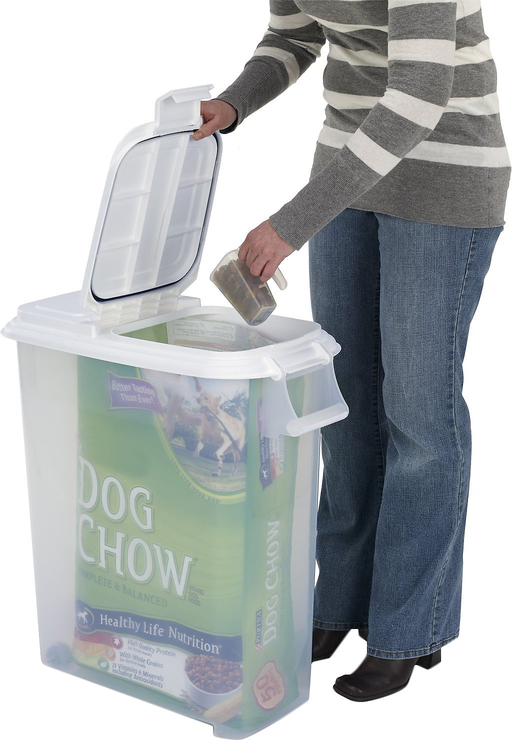 Dog Food Storage Bins 50 Lb • Cabinet Ideas