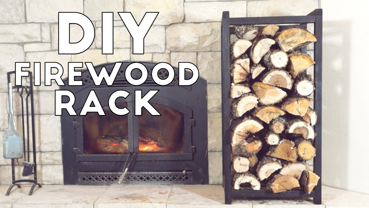 Build A Simple Modern Indoor Fire Wood Rack Modern Builds Ep 53 regarding sizing 1280 X 720