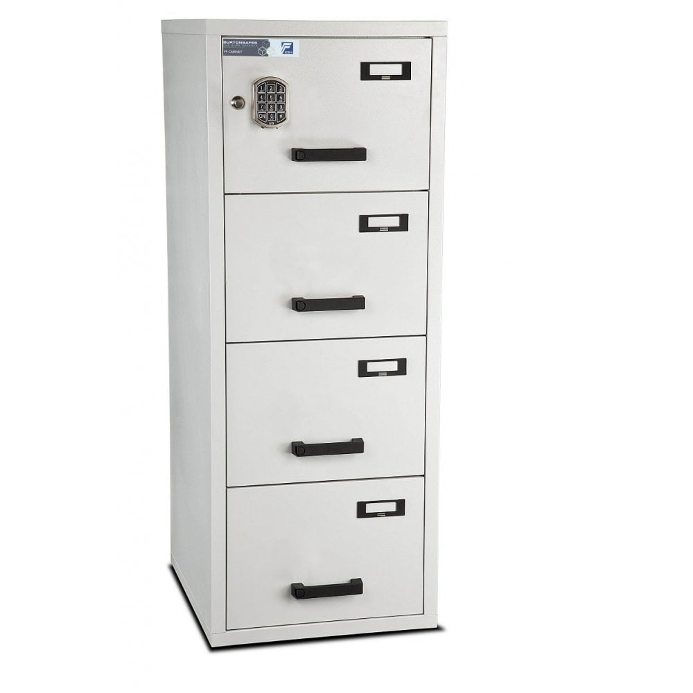 Burtonsafes Fire File 4 Drawer E Fireproof Filing Cabinet in proportions 1000 X 1000