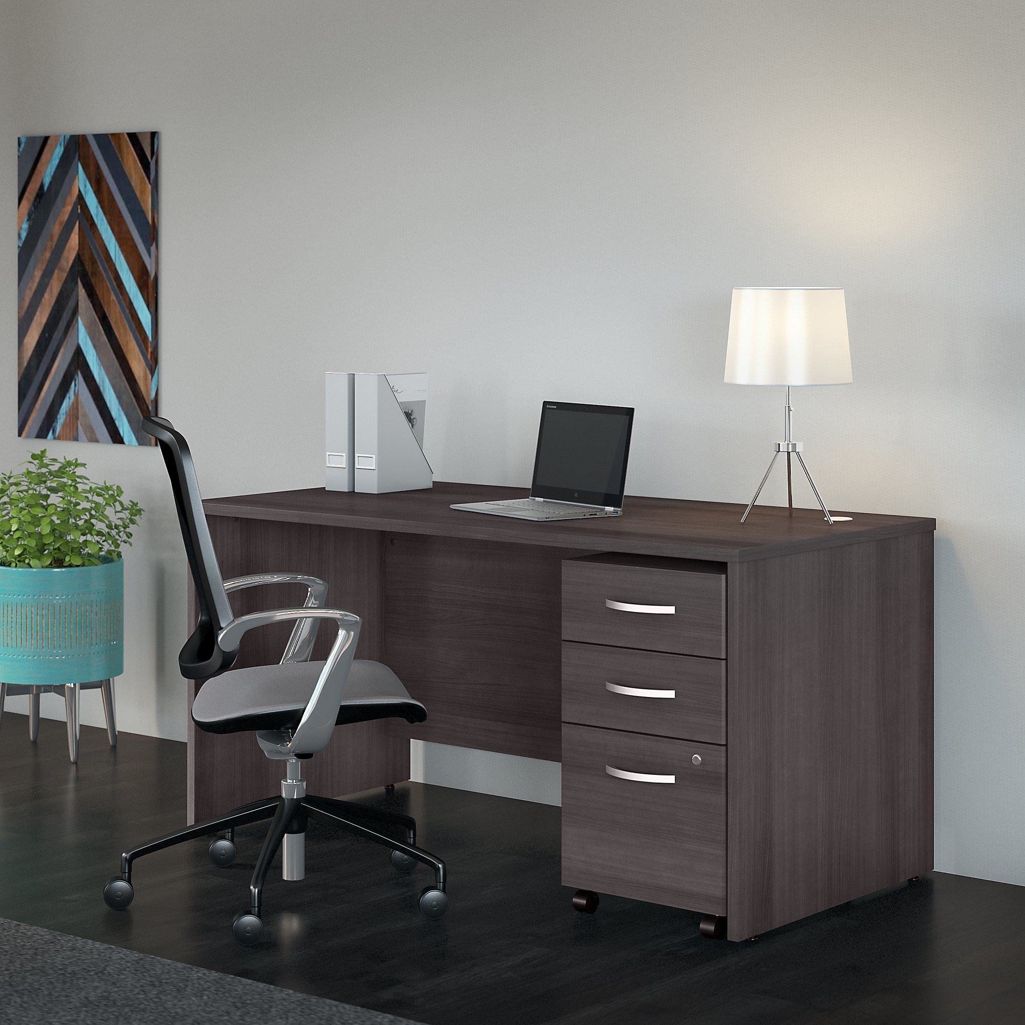 Bush Business Furniture Studio C Computer Desk With Filing Cabinet inside measurements 2000 X 2000