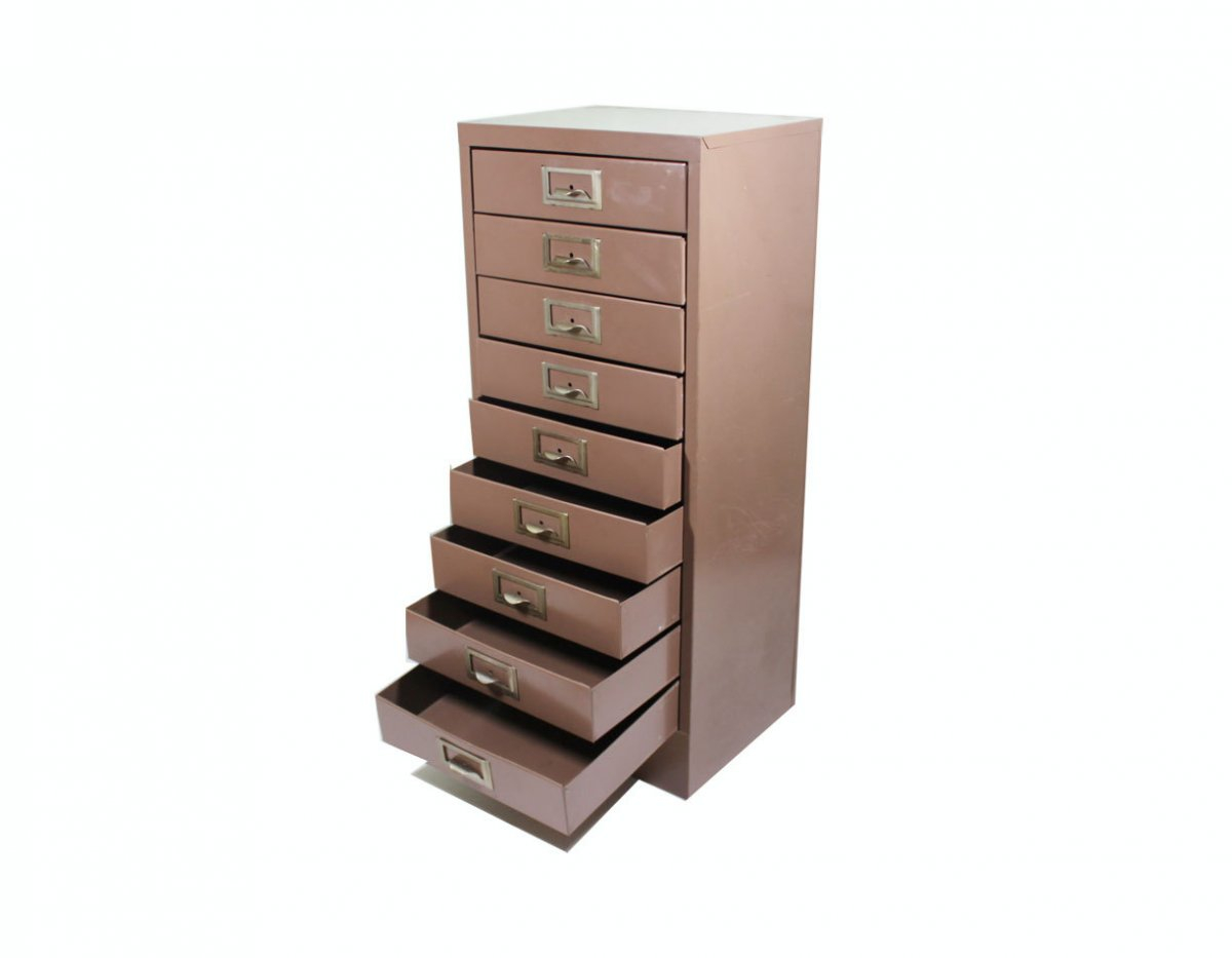 Busy Home Office With Modern Vintage Metal Small Nine Drawer File with regard to size 1200 X 933