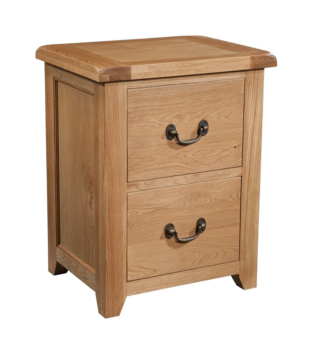 Buttermere Light Oak 2 Drawer Filing Cabinet Oak Furniture Uk in size 1100 X 1251