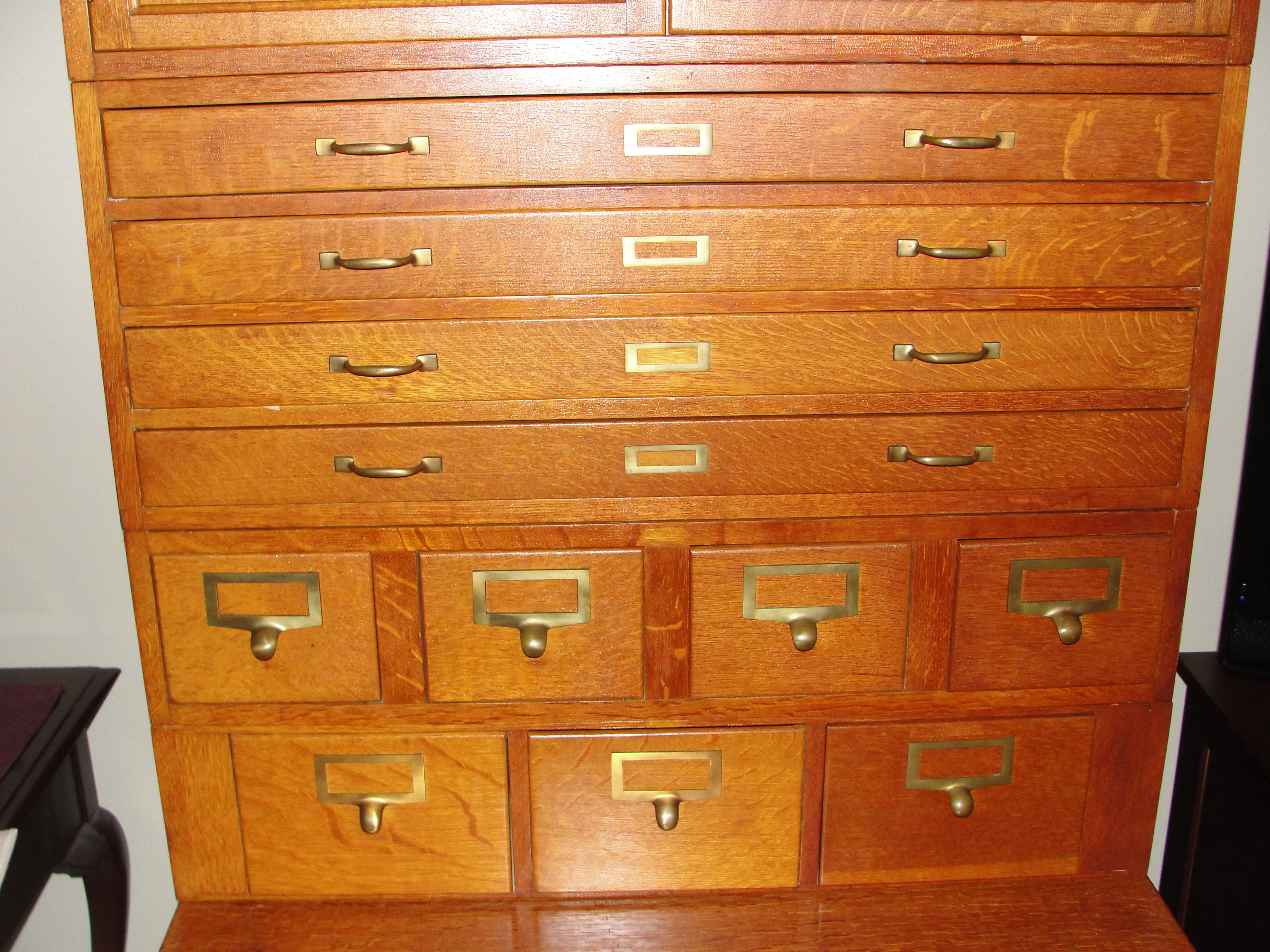 Buying Useless Antique Furniture Globe Wernicke Card Catalog with dimensions 3648 X 2736