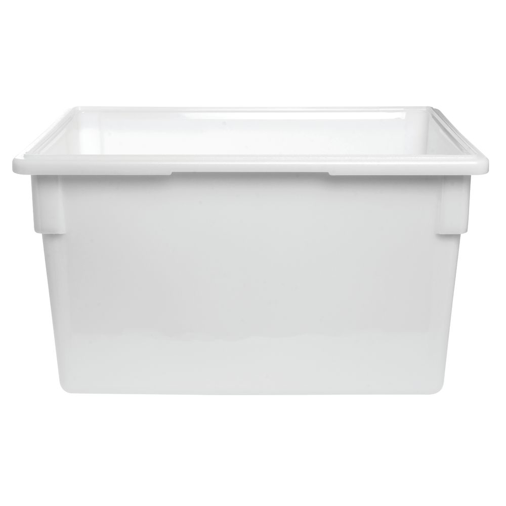 Cambro 22 Gal White Plastic Food Storage Container 26l X 18w X inside measurements 1000 X 1000