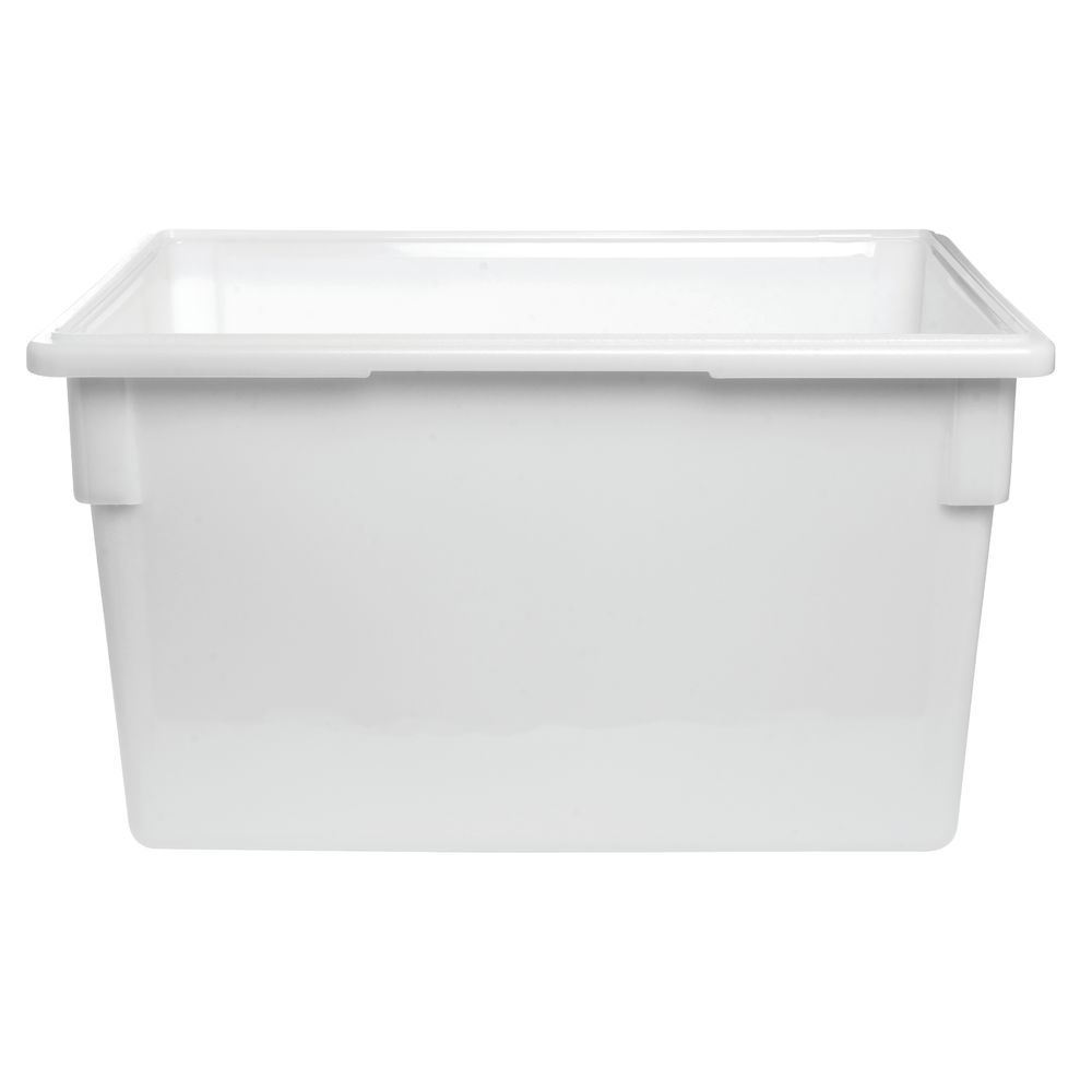 Cambro 22 Gal White Plastic Food Storage Container 26l X 18w X with regard to proportions 1000 X 1000