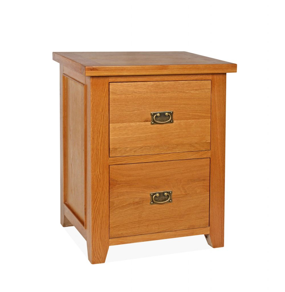 Canterbury Oak 2 Drawer Filing Cabinet intended for size 1000 X 1024