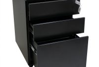 Casl Brands Rolling Black File Cabinet With Lock And Gray Cushion in proportions 1000 X 1000