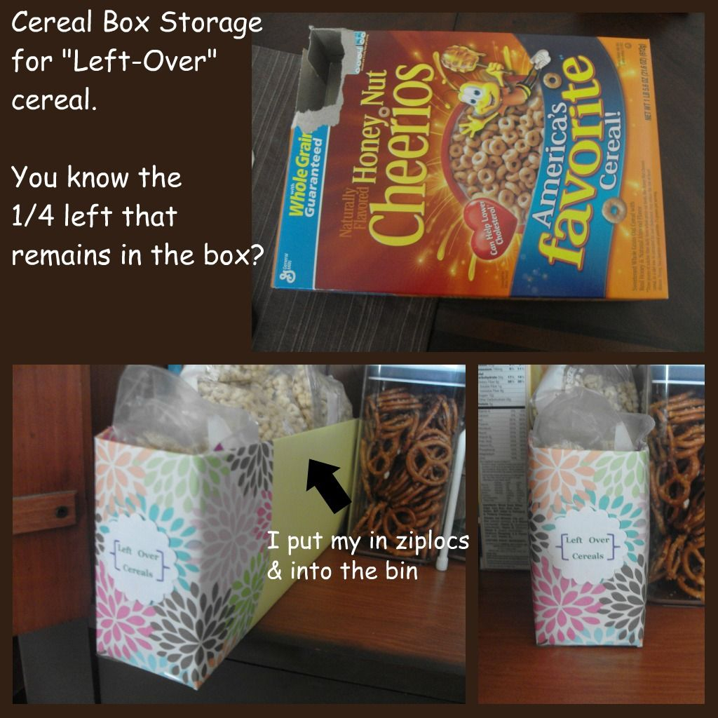 Cereal Storage Bin For Left Over Cereals Diycrafty Ideas for measurements 1024 X 1024