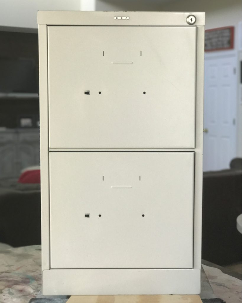 Chalk Painted Filing Cabinet Makeover All Things Thrifty inside proportions 819 X 1024
