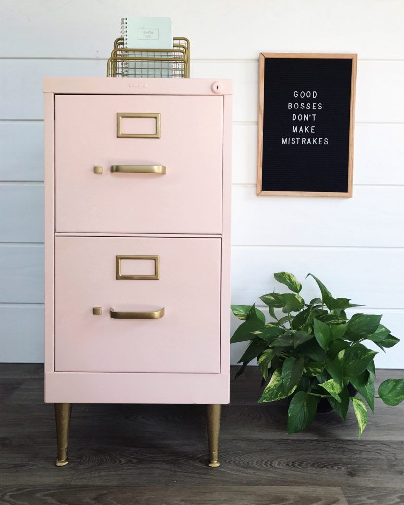 Chalk Painted Filing Cabinet Makeover File Cabinet Filing pertaining to measurements 819 X 1024