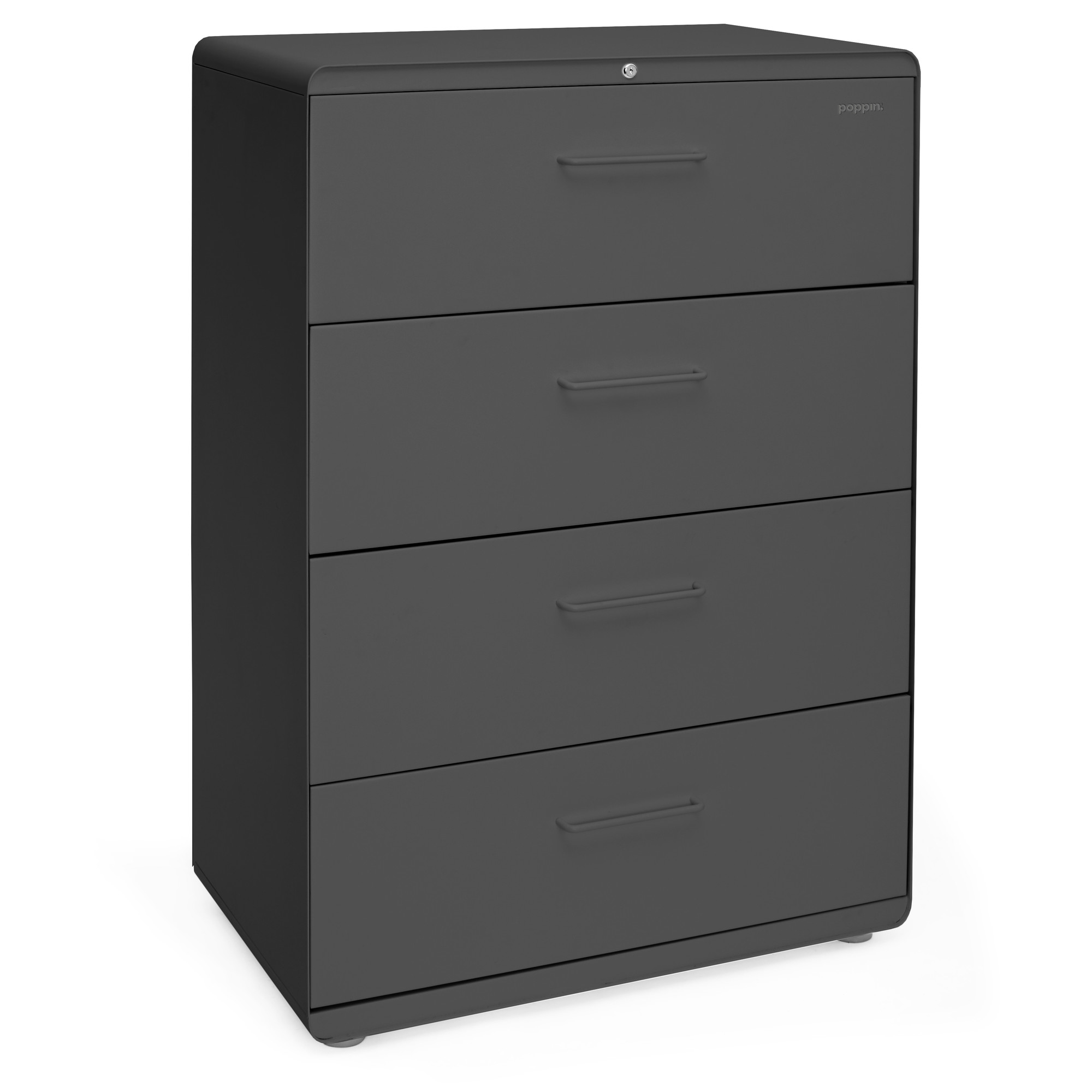 Charcoal Stow 4 Drawer Lateral File Cabinet File Cabinets And for measurements 2000 X 2000