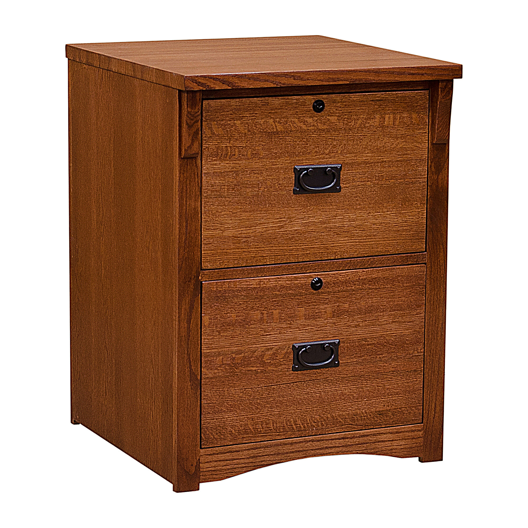 Charlton Home Pinson Mission 2 Drawer Vertical Filing Cabinet Wayfair regarding sizing 2000 X 2000