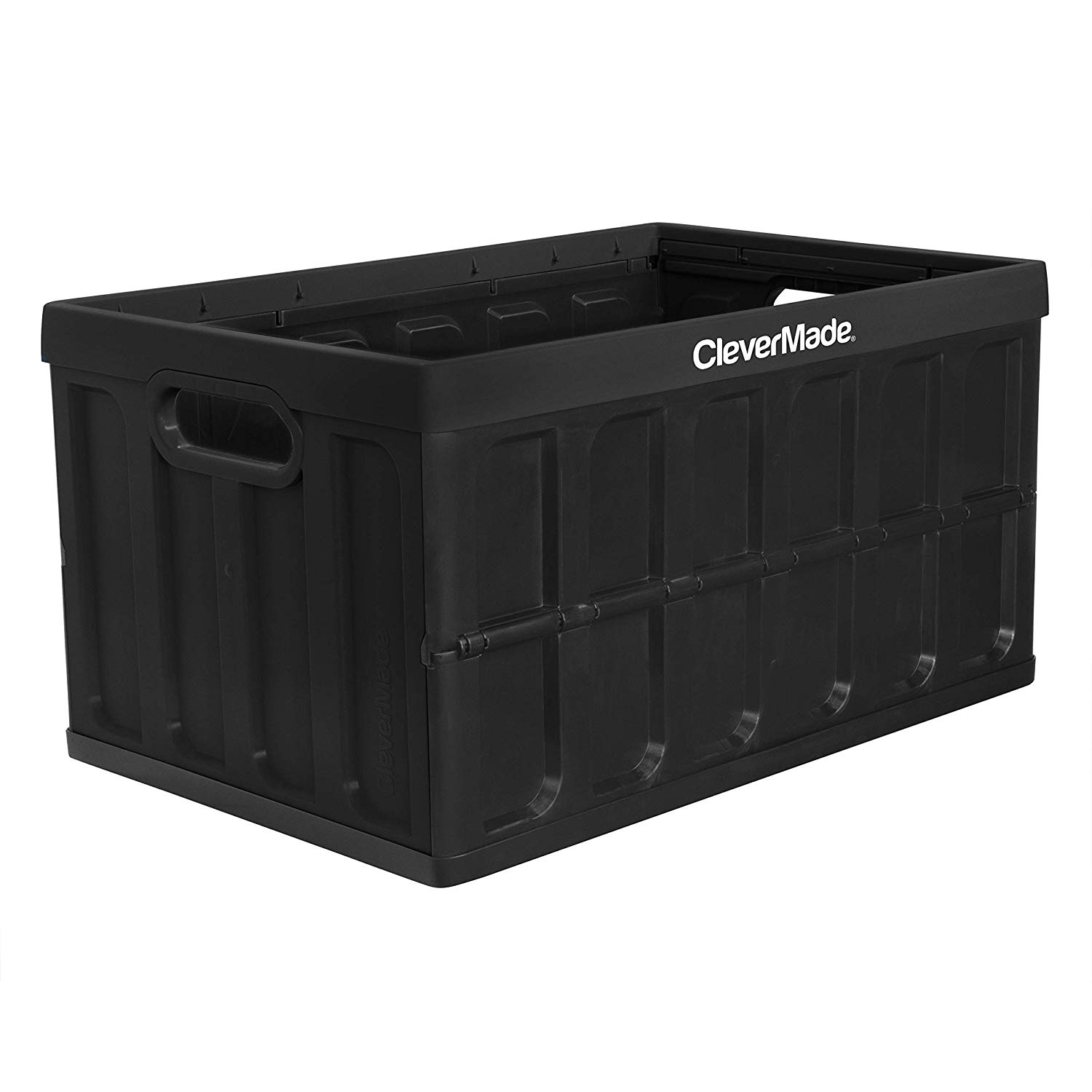 Cheapees Clevermade Collapsible Storage Bins 62l Black Rakuten intended for sizing 1500 X 1500