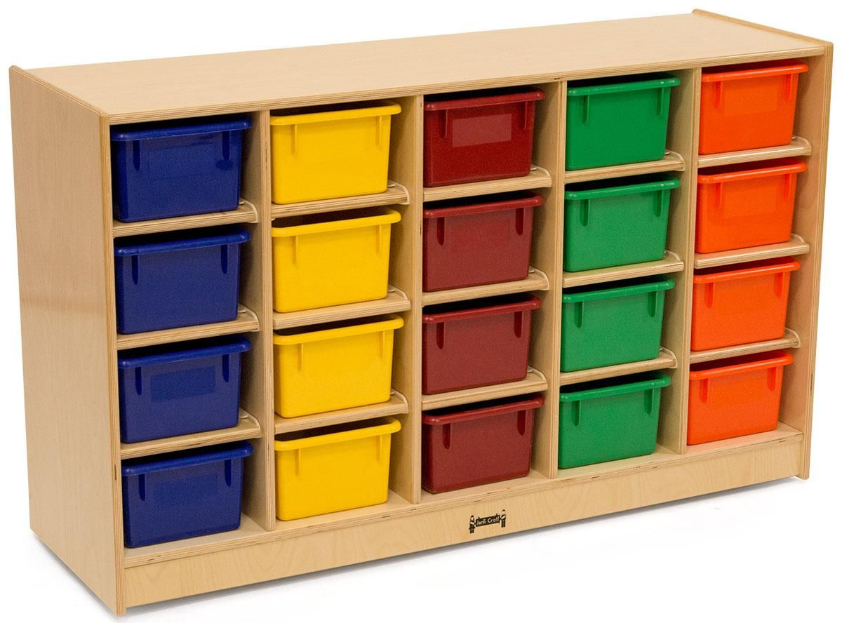 Childrens Storage Unit Jonti Craft 20 Cubbies W Multi Color Bins inside size 1200 X 888