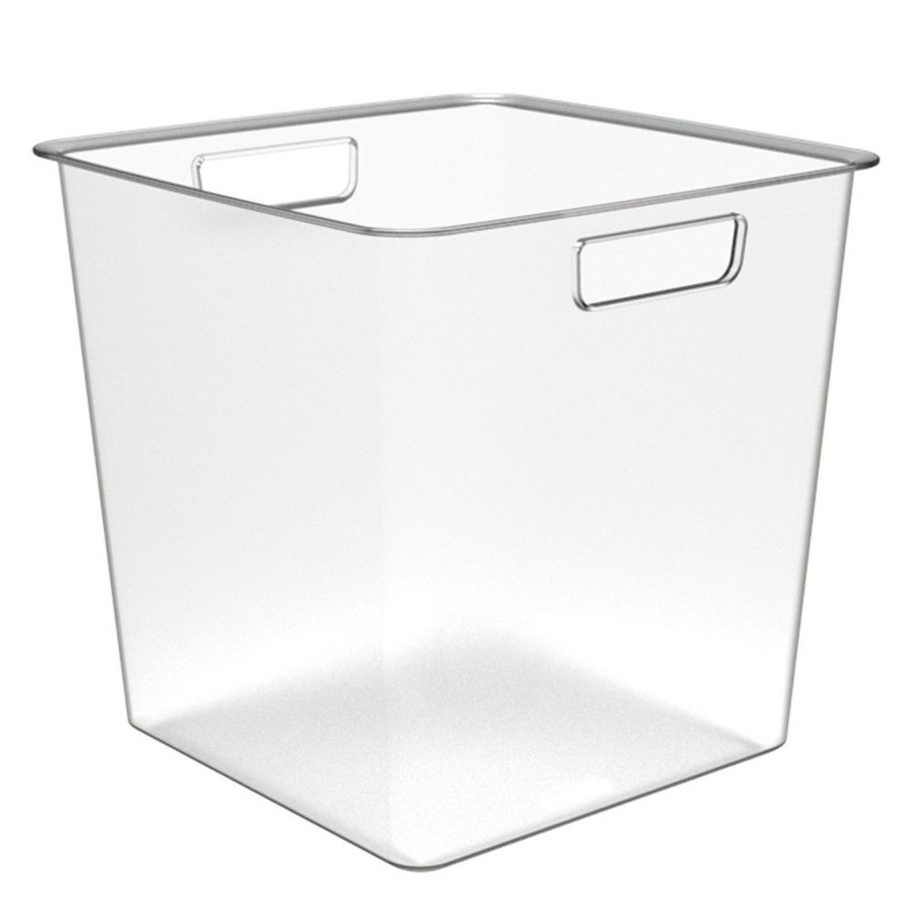 Clear Made Design Deep Plastic Bin 13x13x13 Made Design In inside measurements 1000 X 1000