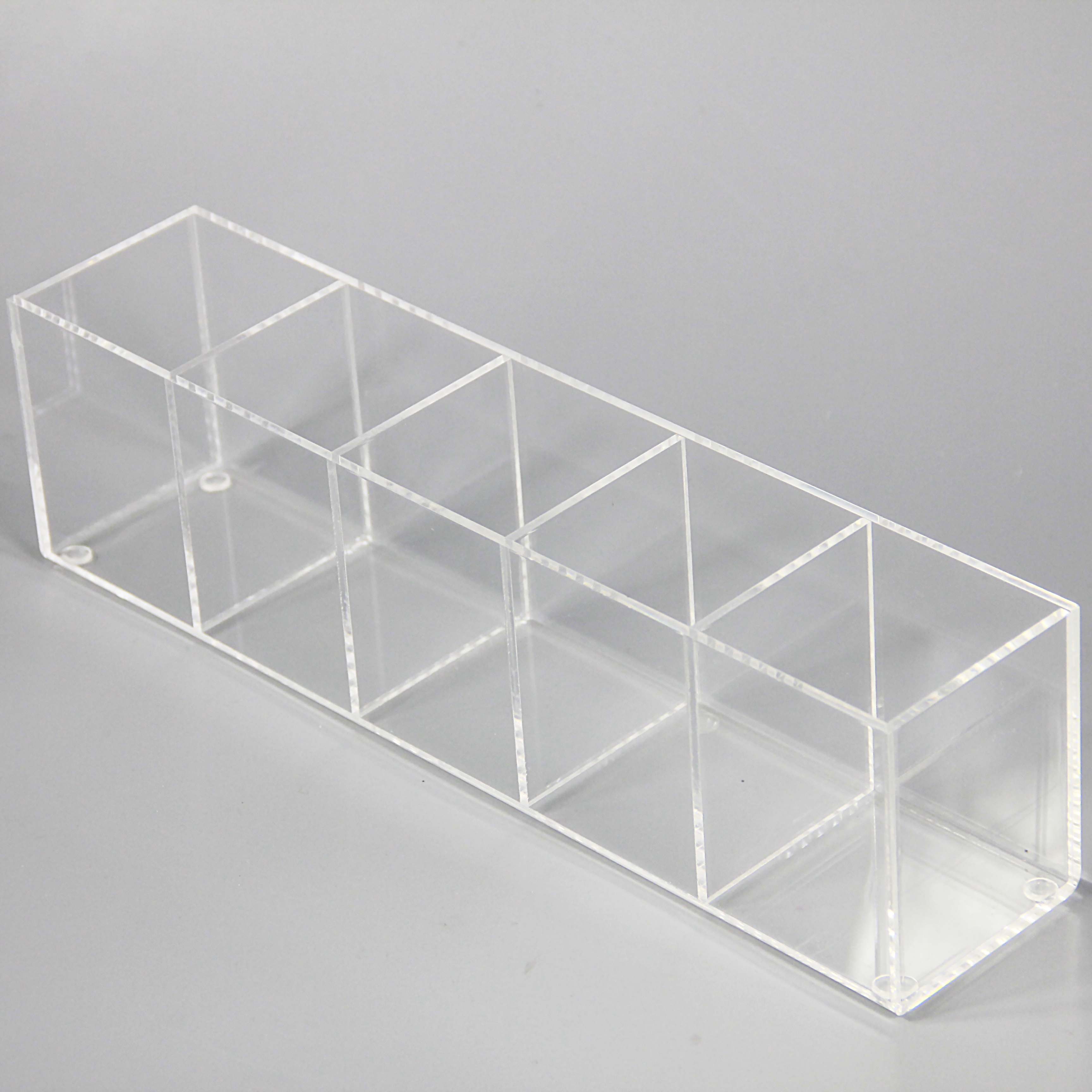 Clear Plastic Display Containers For Cosmetic Makeup Acrylic Storage regarding proportions 3456 X 3456