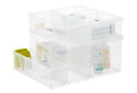 Clear Stackable Plastic Storage Bins Get Organized Stackable pertaining to dimensions 1200 X 1200