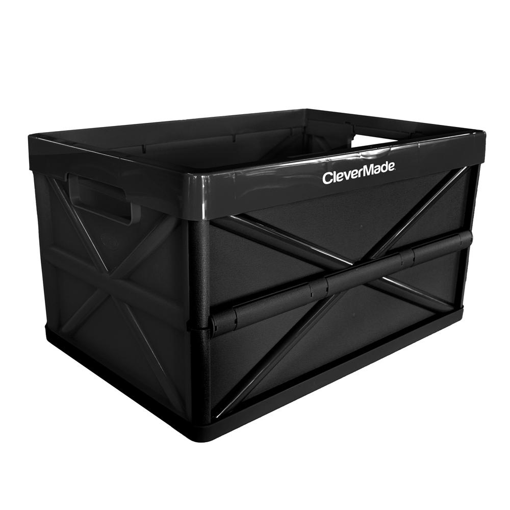 Clevermade Clevercrate Hercules 46l486 Qt Plastic Collapsible regarding measurements 1000 X 1000