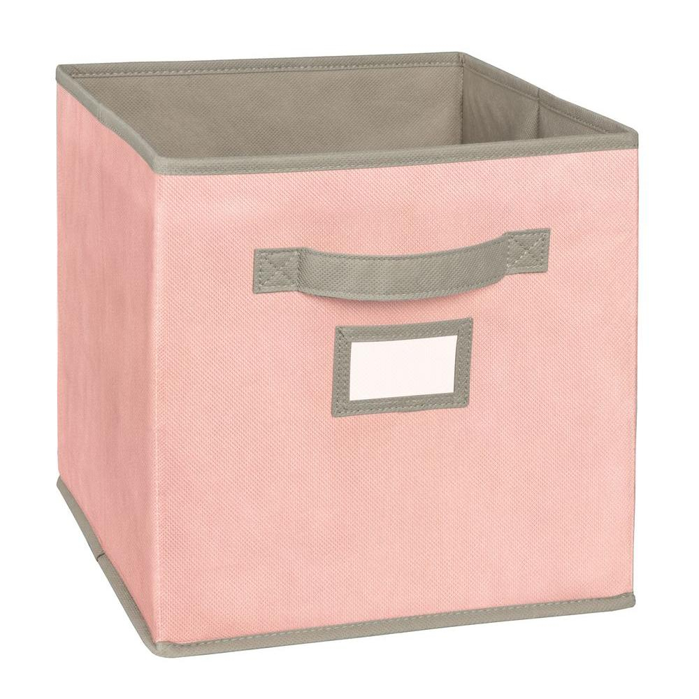 Closetmaid 105 In W X 11 In H X 105 In D Pink Fabric Drawer throughout proportions 1000 X 1000