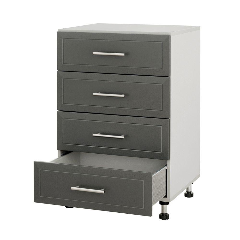 Closetmaid Pro Garage 365 In H X 24 In W X 20 In D Gray Laminate pertaining to measurements 1000 X 1000