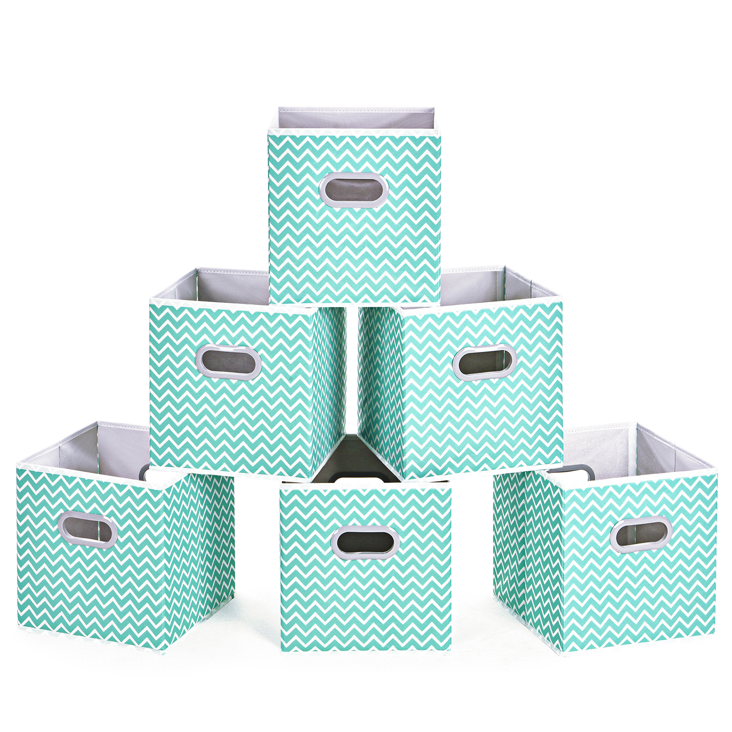 Cloth Storage Bins Maidmax Set Of 6 Foldable Collapsible Fabric for proportions 1500 X 1500