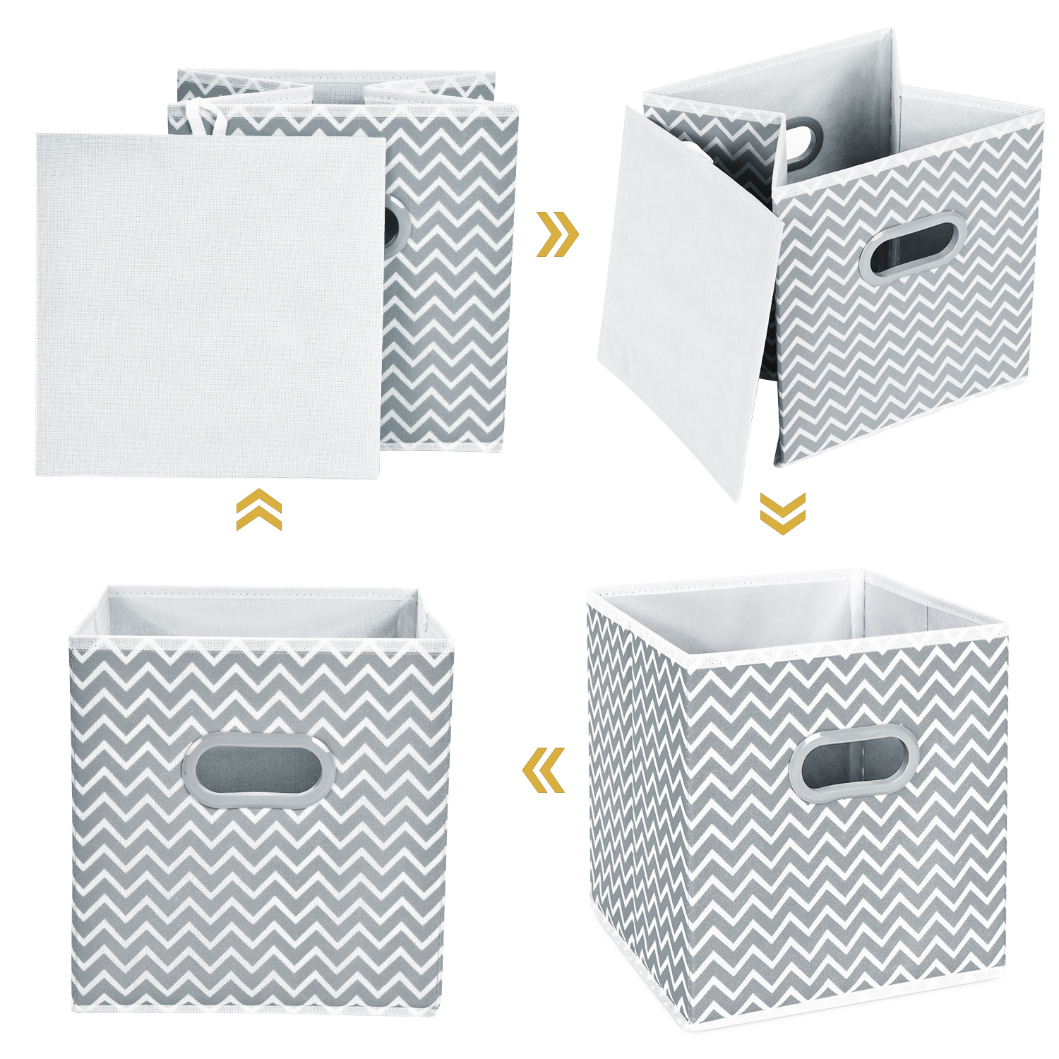 Cloth Storage Bins Maidmax Set Of 6 Foldable Collapsible Fabric pertaining to sizing 1500 X 1500