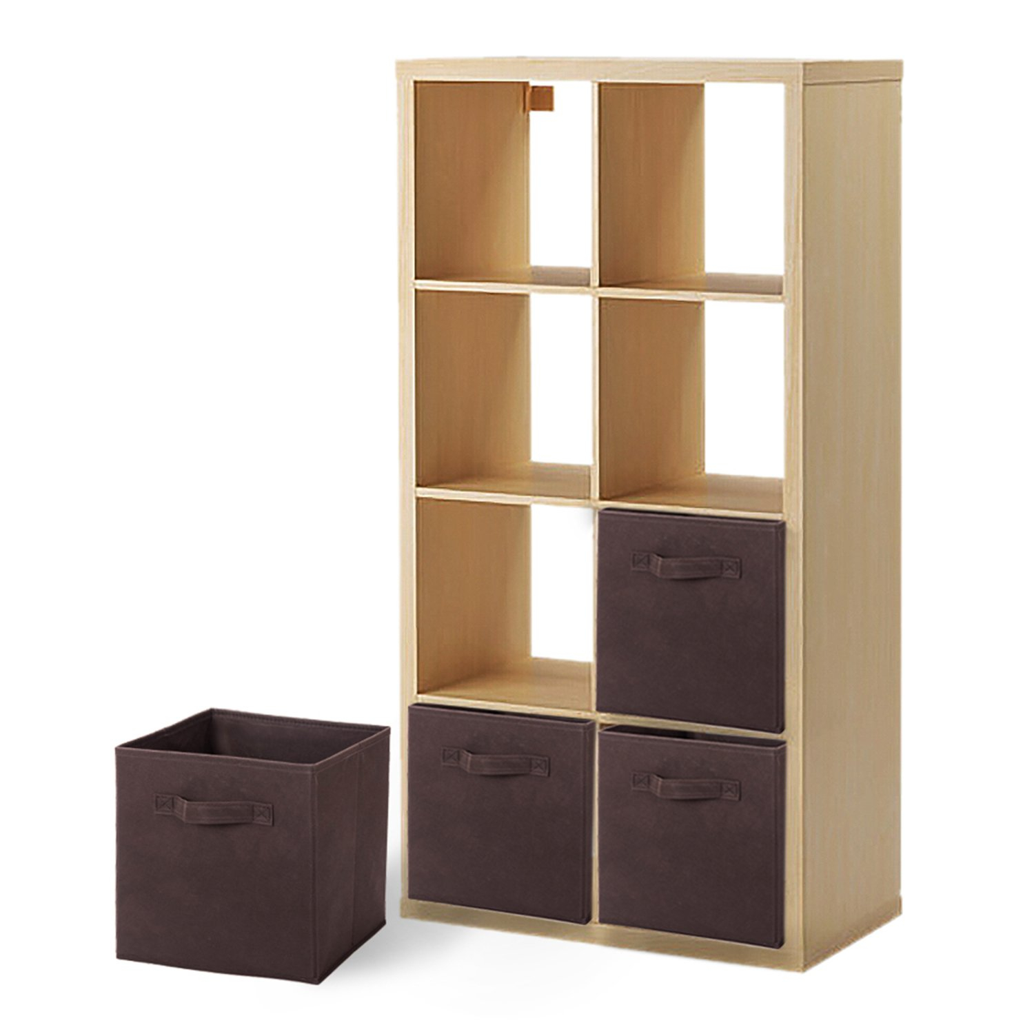 Cloth Storage Cubes Bins Baskets Containers With Dual Handles For inside measurements 1500 X 1500