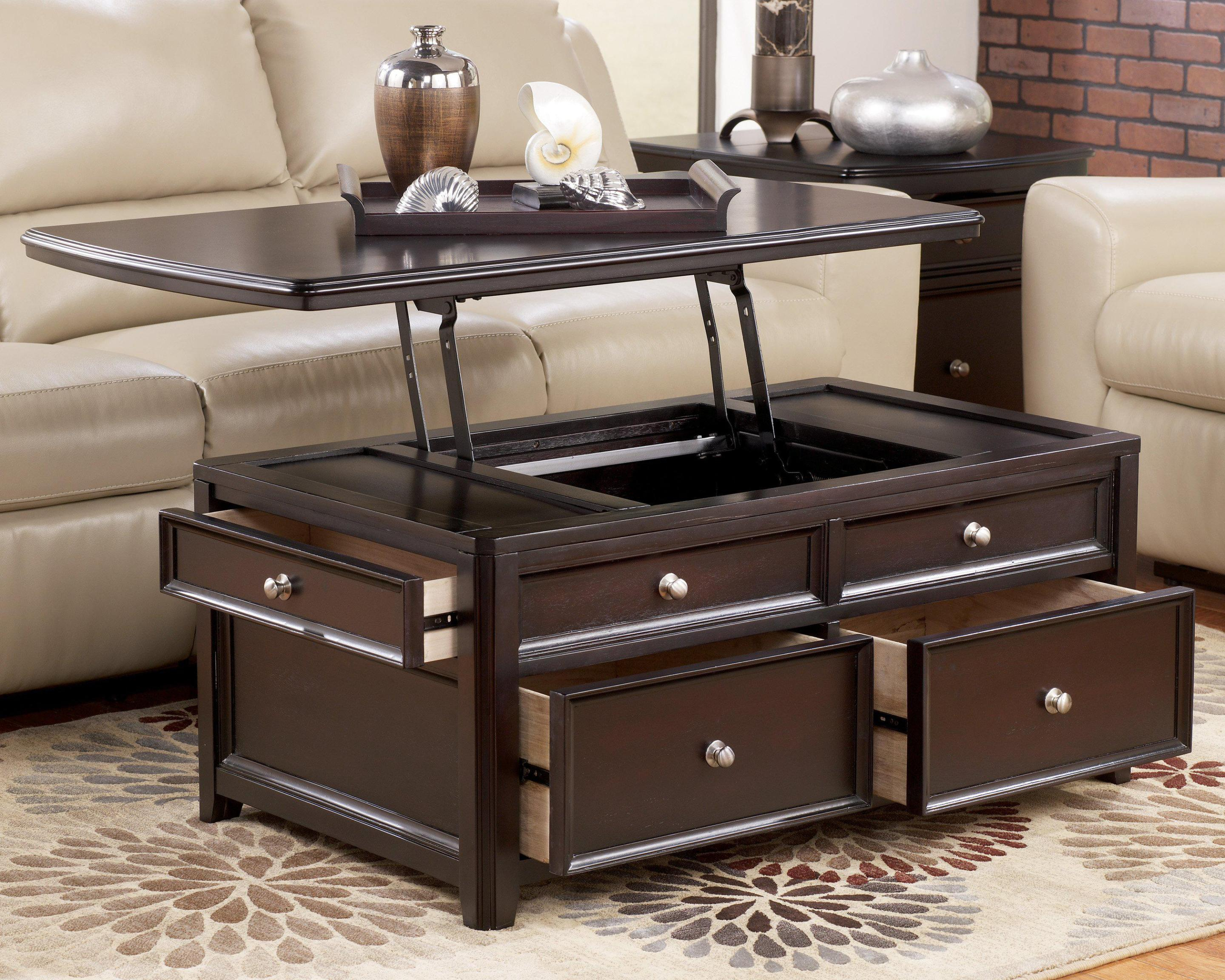 Coffee Tables With Storage And Buying Guide Home Living Ideas inside proportions 2880 X 2304