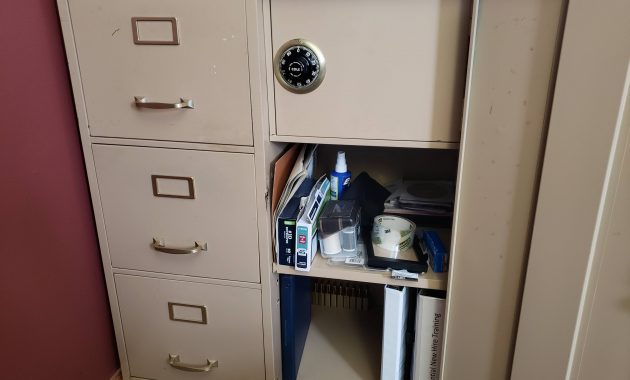 Cole Steel File Cabinet With Safe • Cabinet Ideas