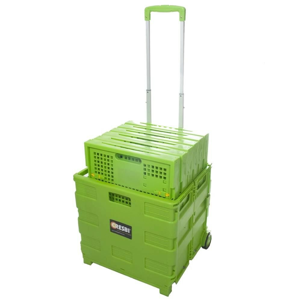 Collapsible Cresbi Rolling Crate W Trade Show Crates Travel Totes in size 1000 X 1000