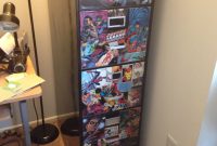 Comics In Filing Cabinet Diy Decoupage Comic Storage In 2019 throughout size 2448 X 3264