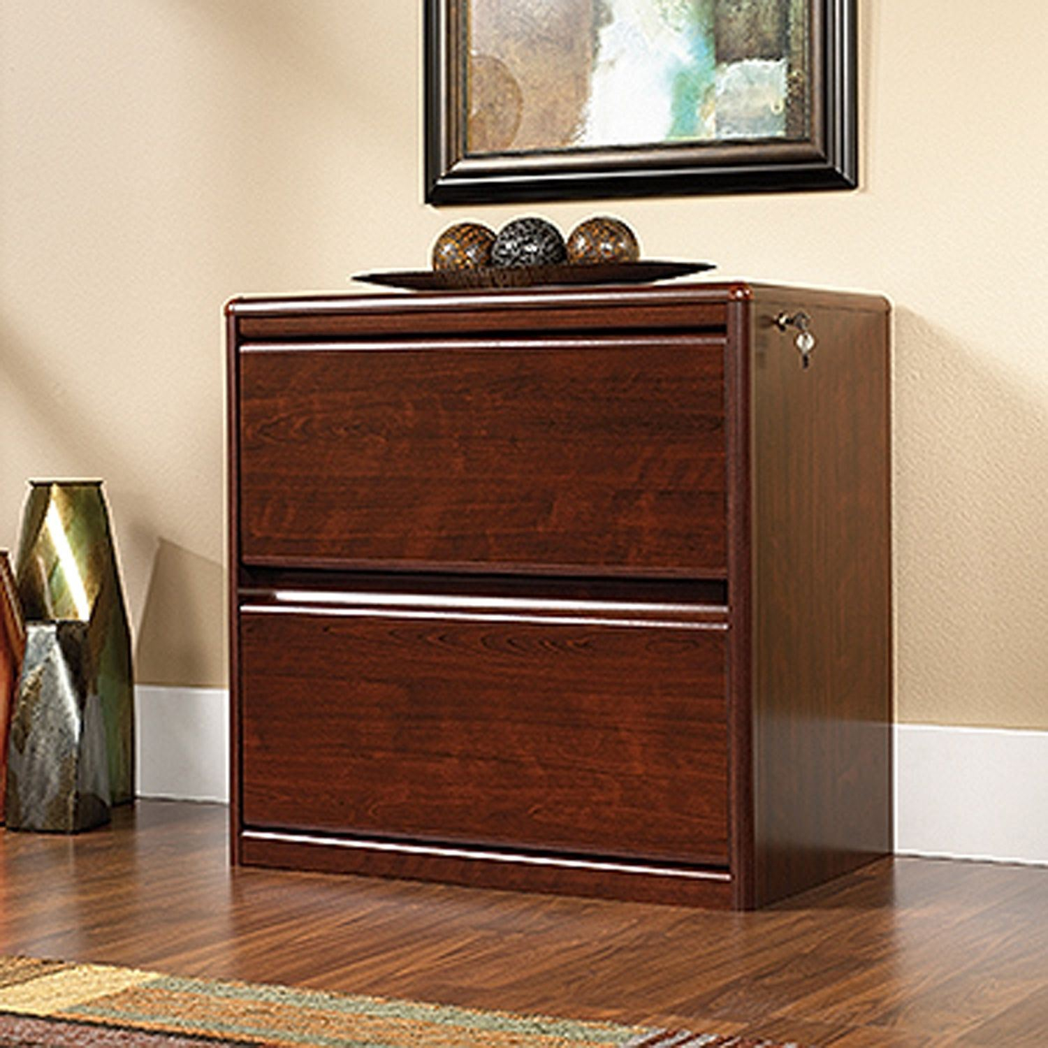 Cornerstone Lateral File Classic Cherry D 107302 Sauder throughout dimensions 1500 X 1500